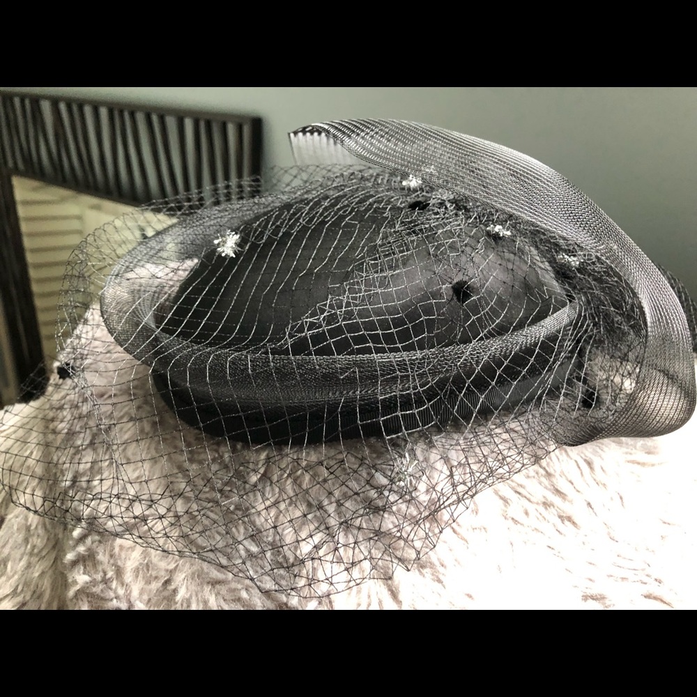 Vintage Black Fascinator/Hat